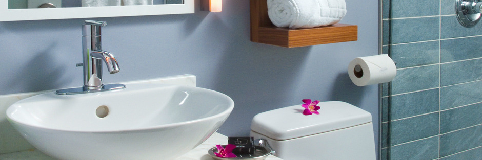 Slate and marble bathrooms