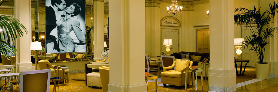 The lobby and lounge
