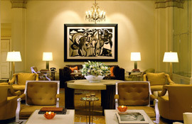 Hotel deLuxe Art Deco and Art Moderne in the lounge