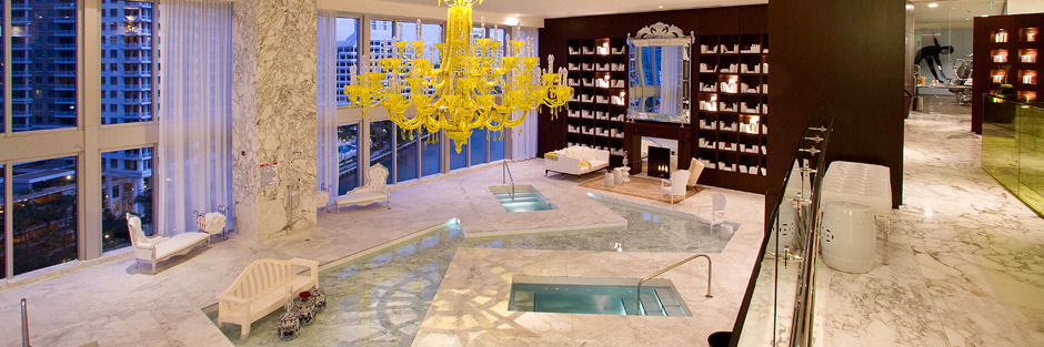 The Philippe Starck-designed spa