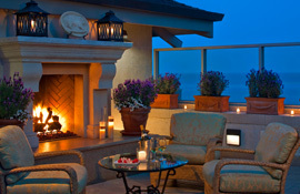 Monterey Plaza spa terrace