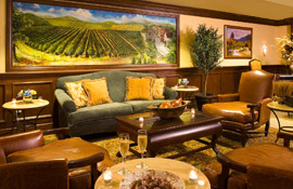 River Terrace Inn lobby lounge