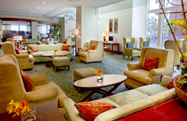 Seaport Boston Hotel the lobby and lounge