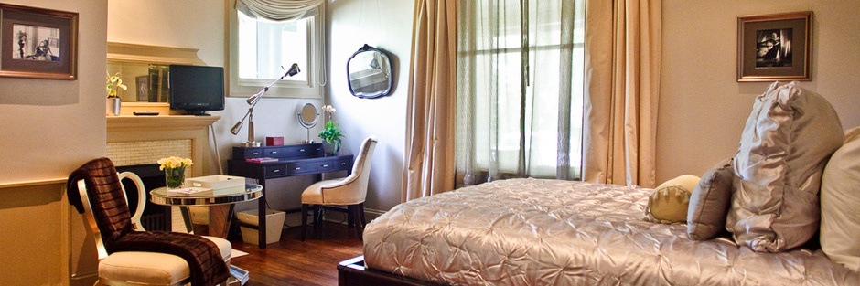 '40s glam in the Farnsworth Suite