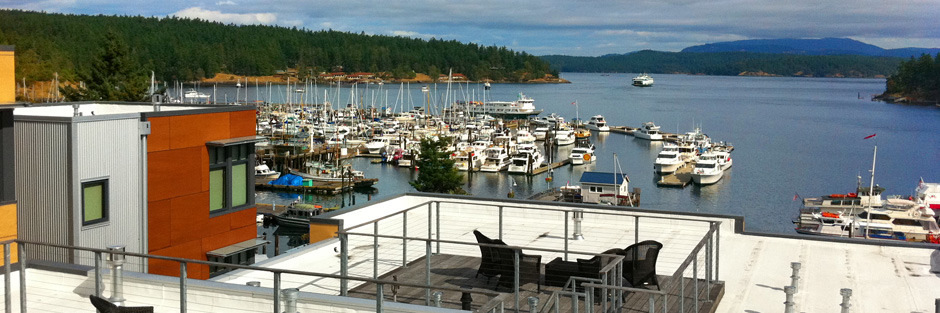 Friday Harbor, seen from a Penthouse deck