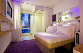 Yotel cabin interior